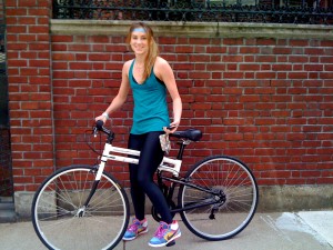 Stephanie Enjoying the Crosstown!