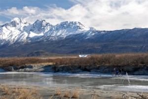 montague bike by mountain Montague folding bike on frozen river