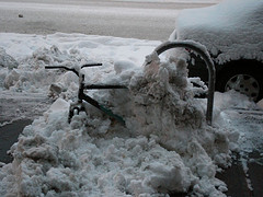 buried bike