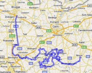 Tour of Flanders Route