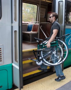 It's easy to travel with a Montague Folding Bike