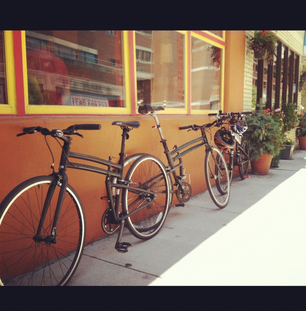 Folding bike adventure