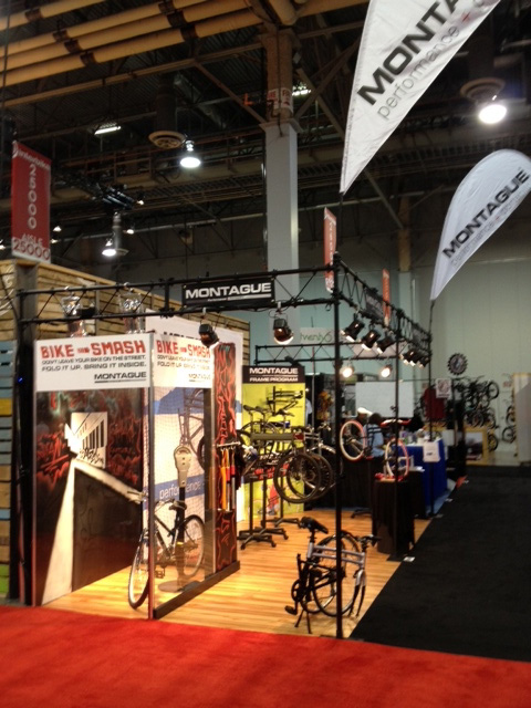 Montague InterBike booth 2012
