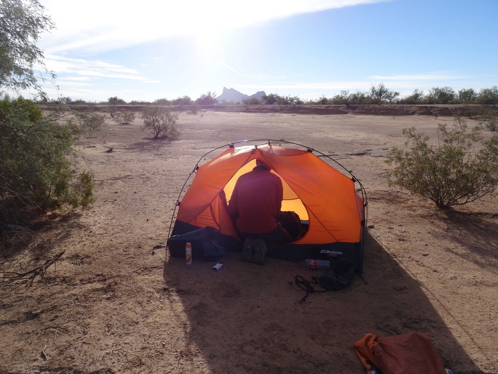 Camping near Mexico Border