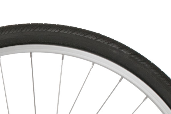 Crosstown Wheel and Tire Closeup