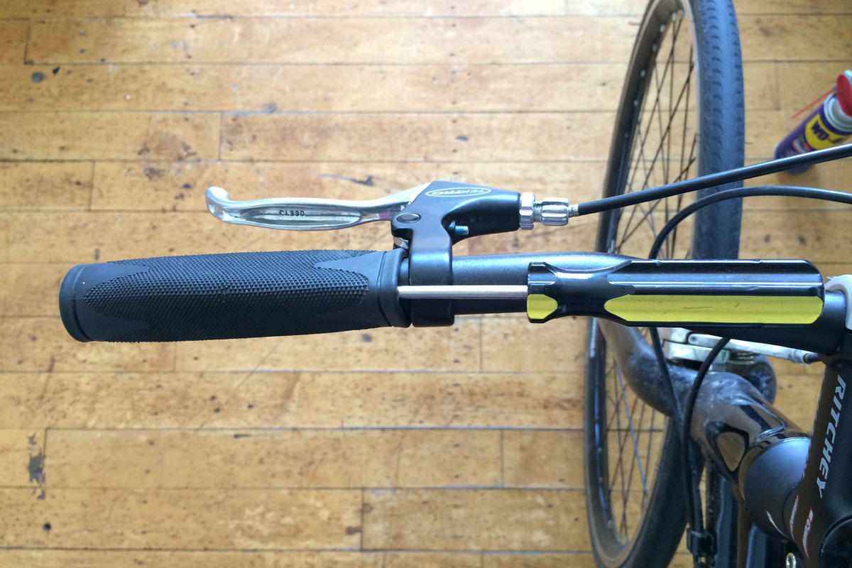 Montague Folding Bike Stock Grip Removal