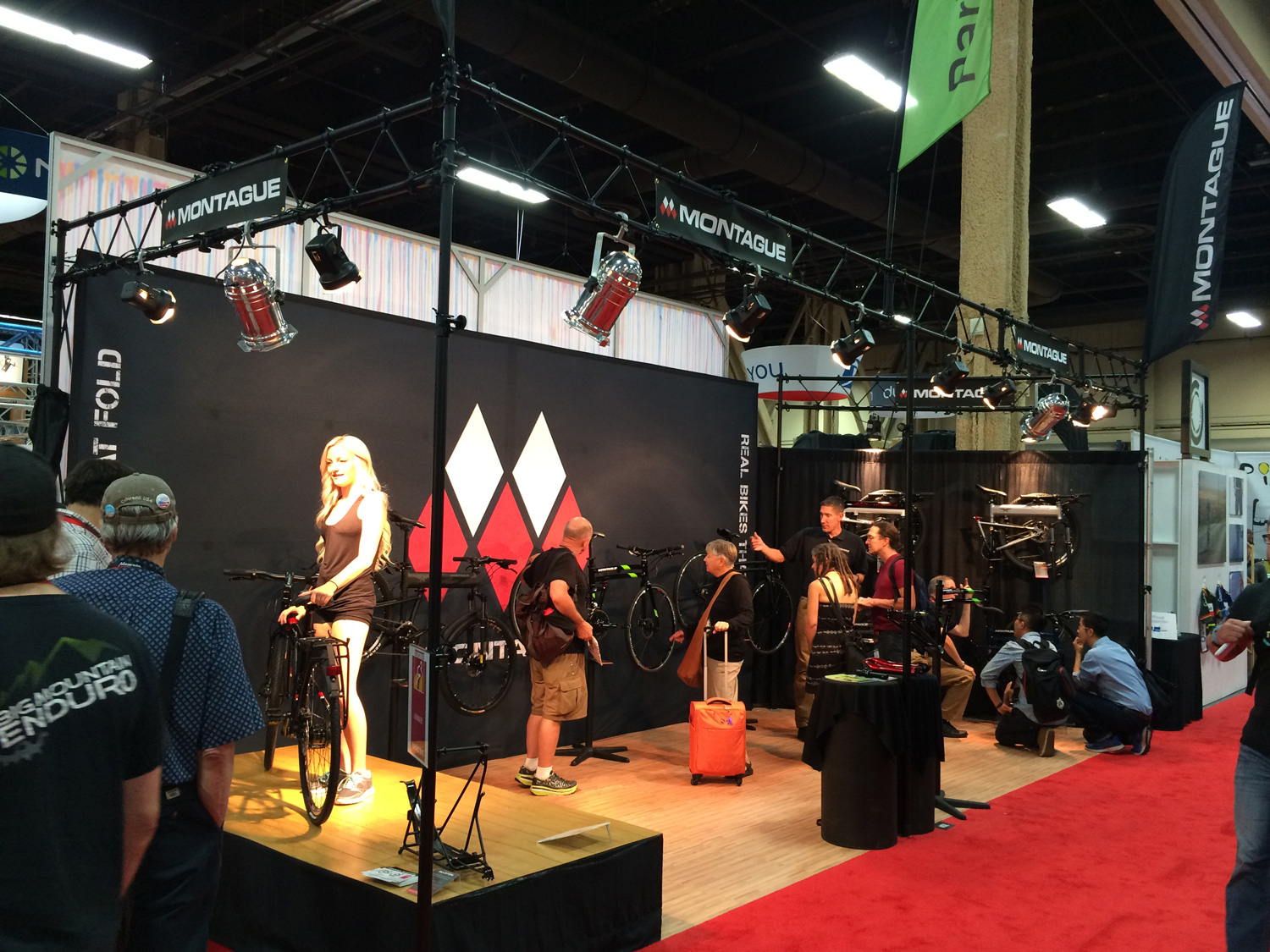 Montague booth at Interbike 2015