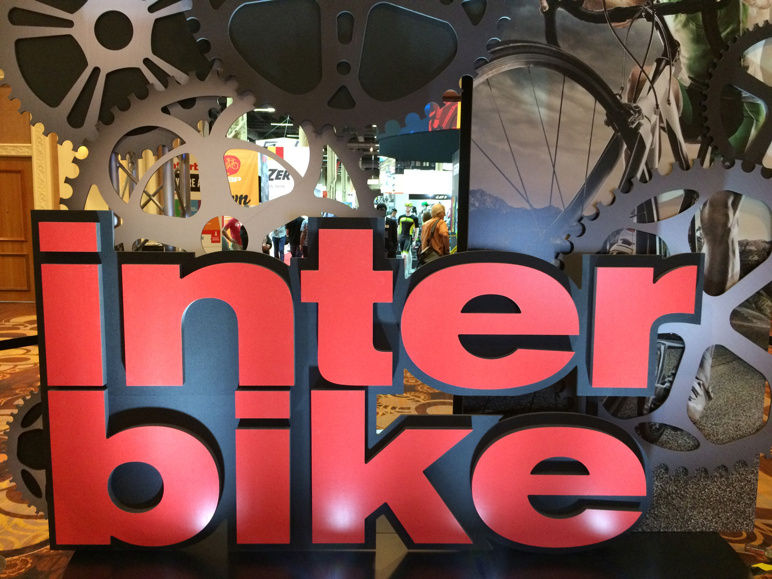 Interbike 2015 logo sign