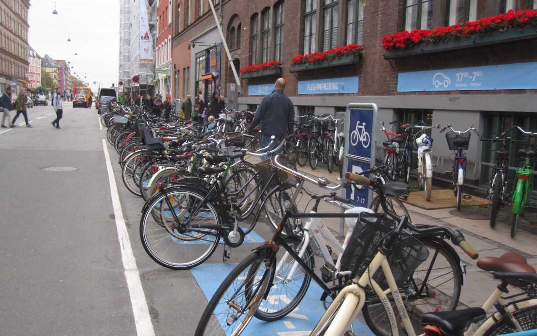Flex Parking: Cars and Bikes Share Spots