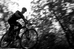 Montague X50 folding bike riding downhill