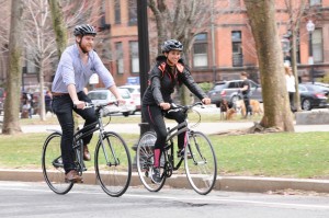 2015 Montague Crosstown and Boston folding bike commuting
