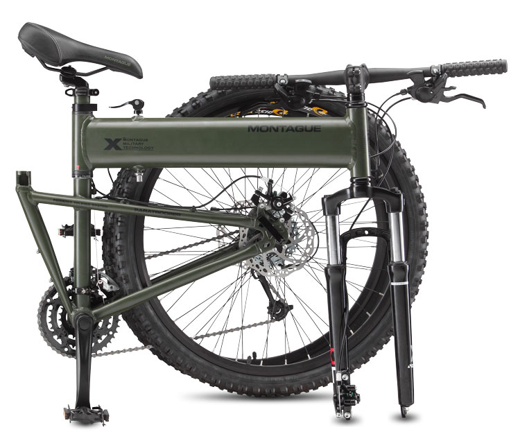 Paratrooper Folding Mountain Bike Folded