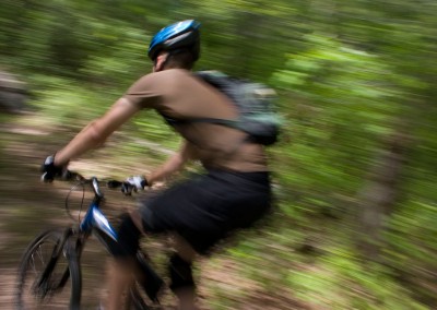 Montague X90 Folding mountain bike riding woods