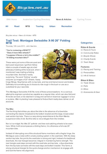 Montague X90 on Bicycles.net.au