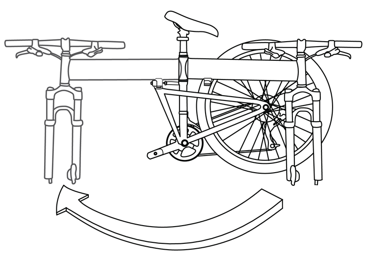 Fig. 24: Unfold the frame.