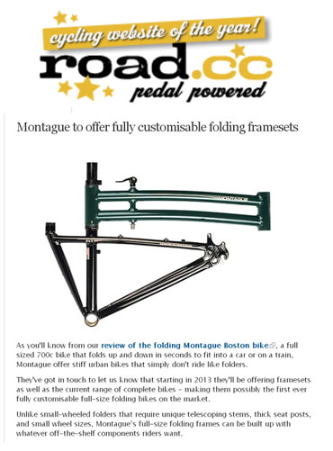 road.cc Montague Frame Article