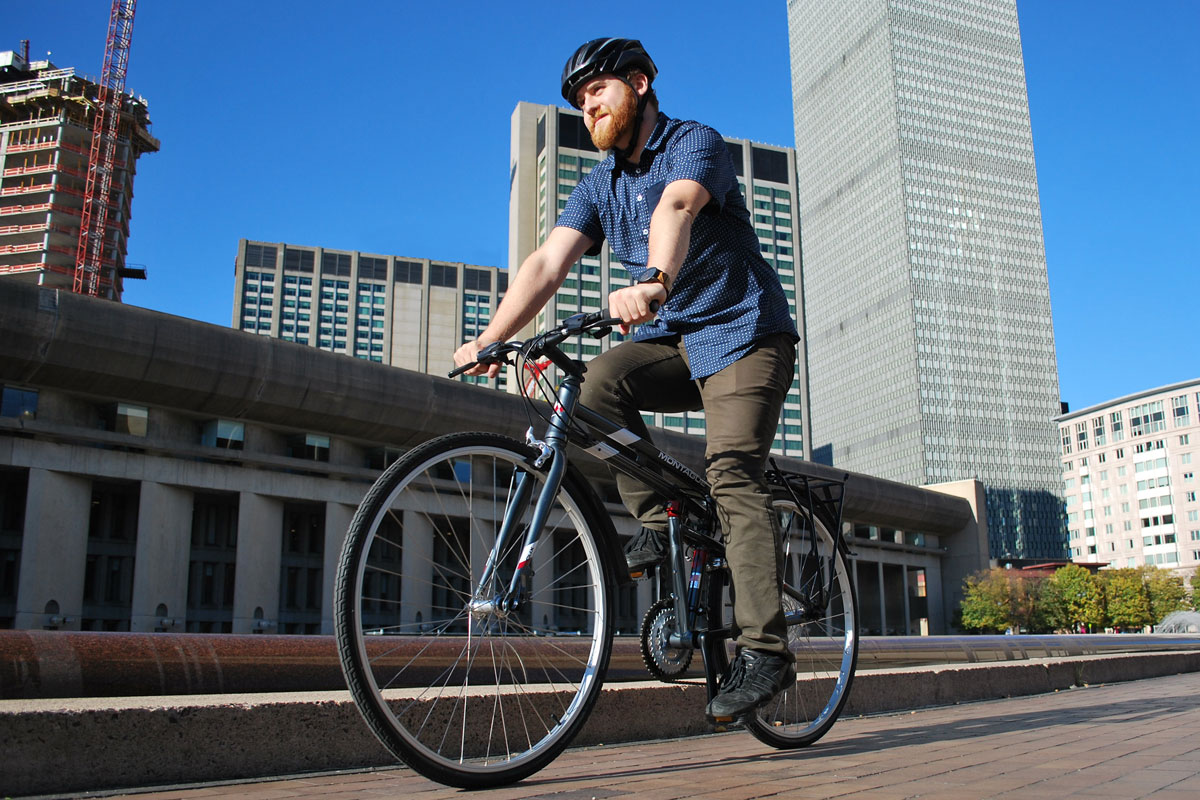 Montague Urban folding bike commuting