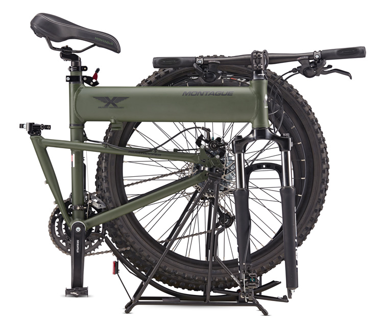 Montague Paratrooper Folding Bike Folded