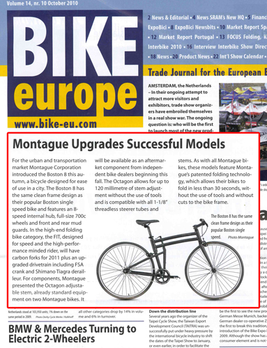 Bike Europe Montague Boston 8 Article