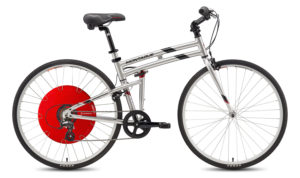 Montague Crosstown Folding E-bike with Copenhagen Wheel