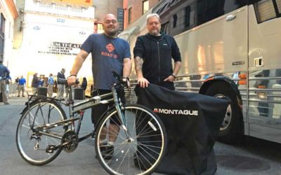 Montague Bikes on Tour with Simple Minds