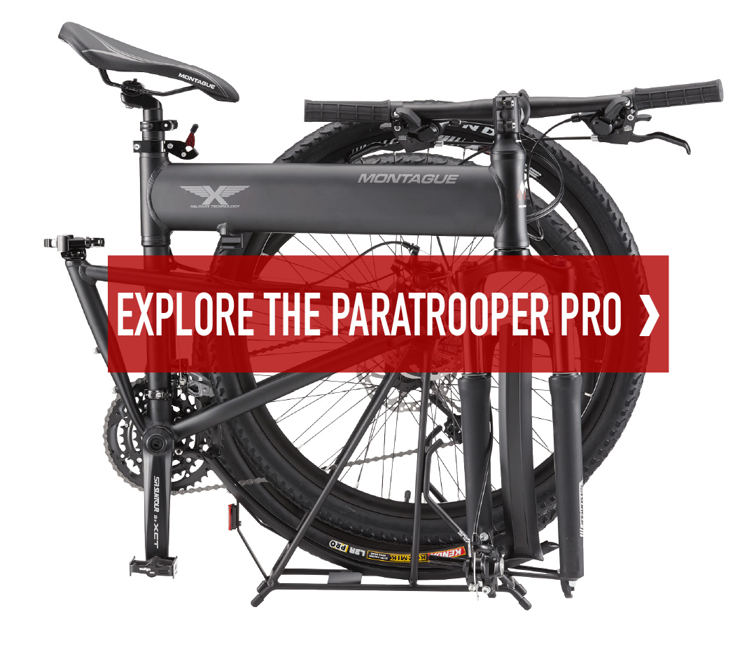 PARA PRO EXPLORE Explore the Montague Paratrooper Pro folding mountain bike